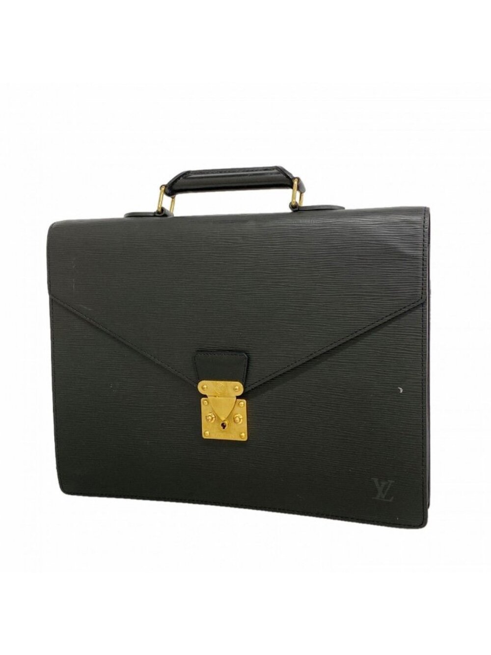 Louis Vuitton Briefcase Epi Serviette Conseil Noir